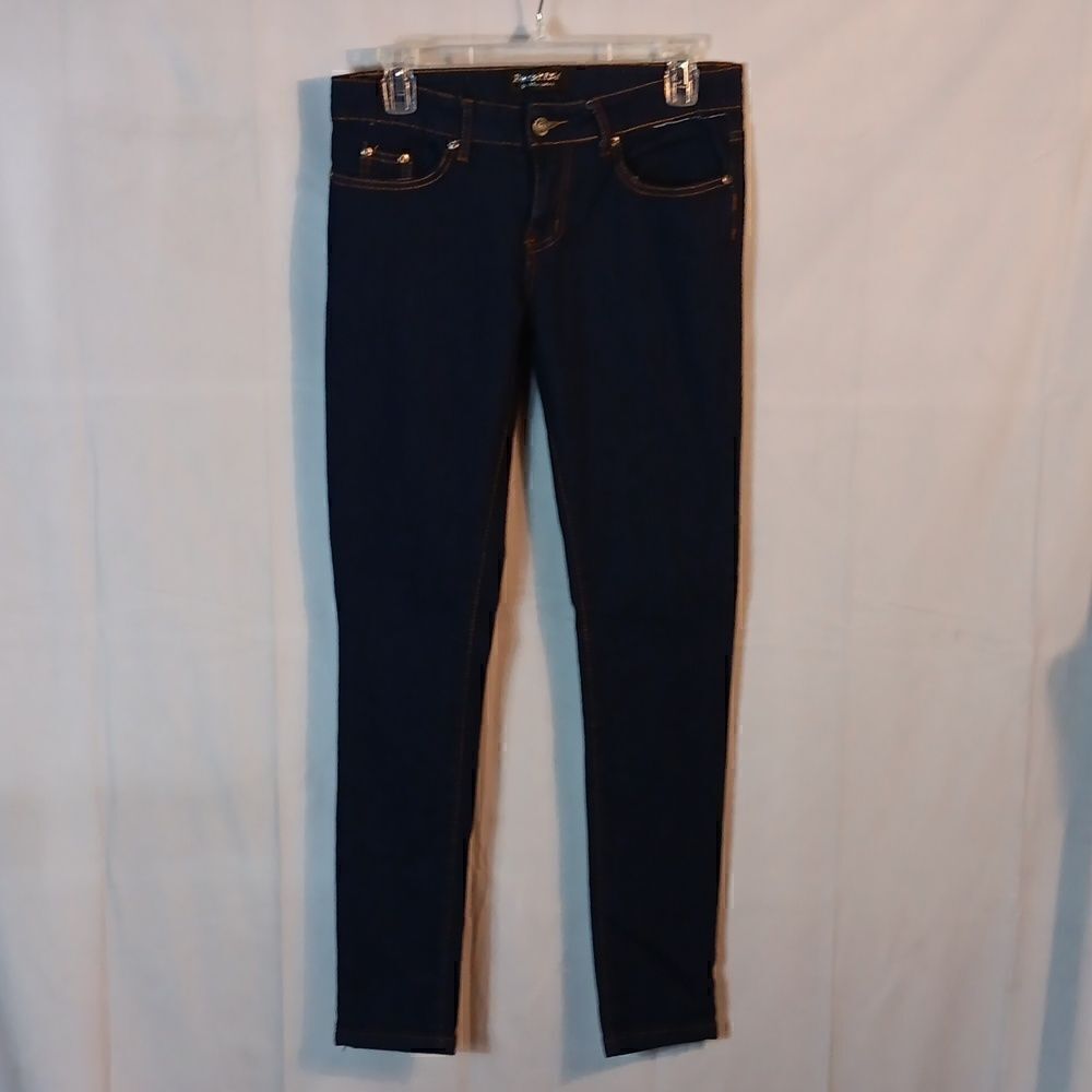 Blue Night USA Stretch Denim Low Rise Skinny Jeans